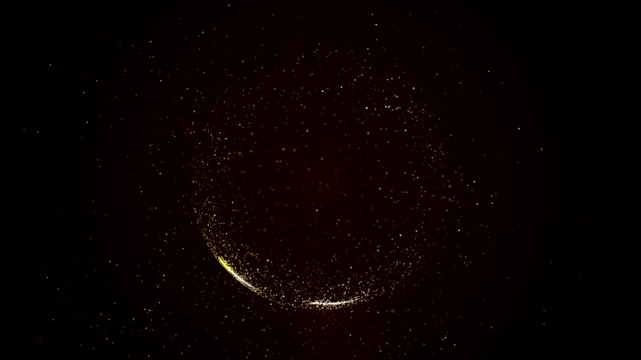 작은 입자로 형성된 원형 모양의 추상적인 배경 - 광선 효과