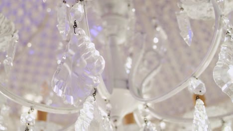 detail shot of a shinning chandelier