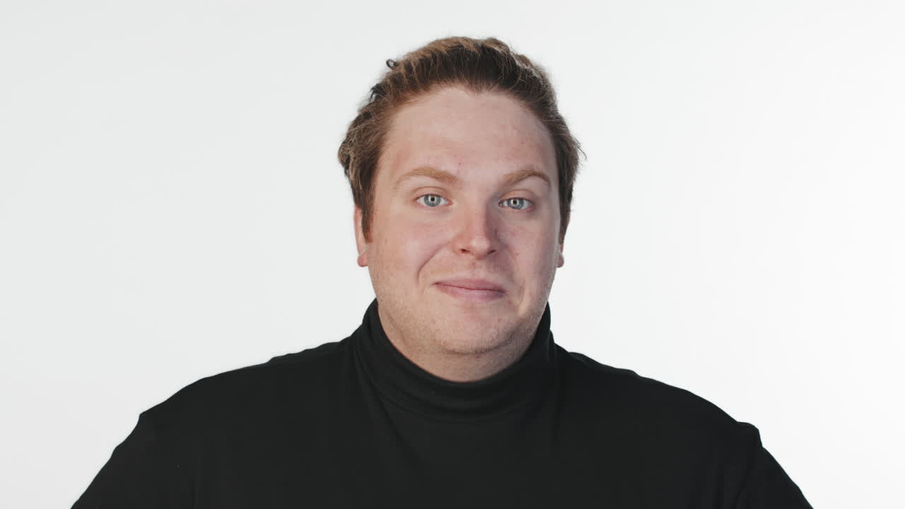 Man Making Surprised Face