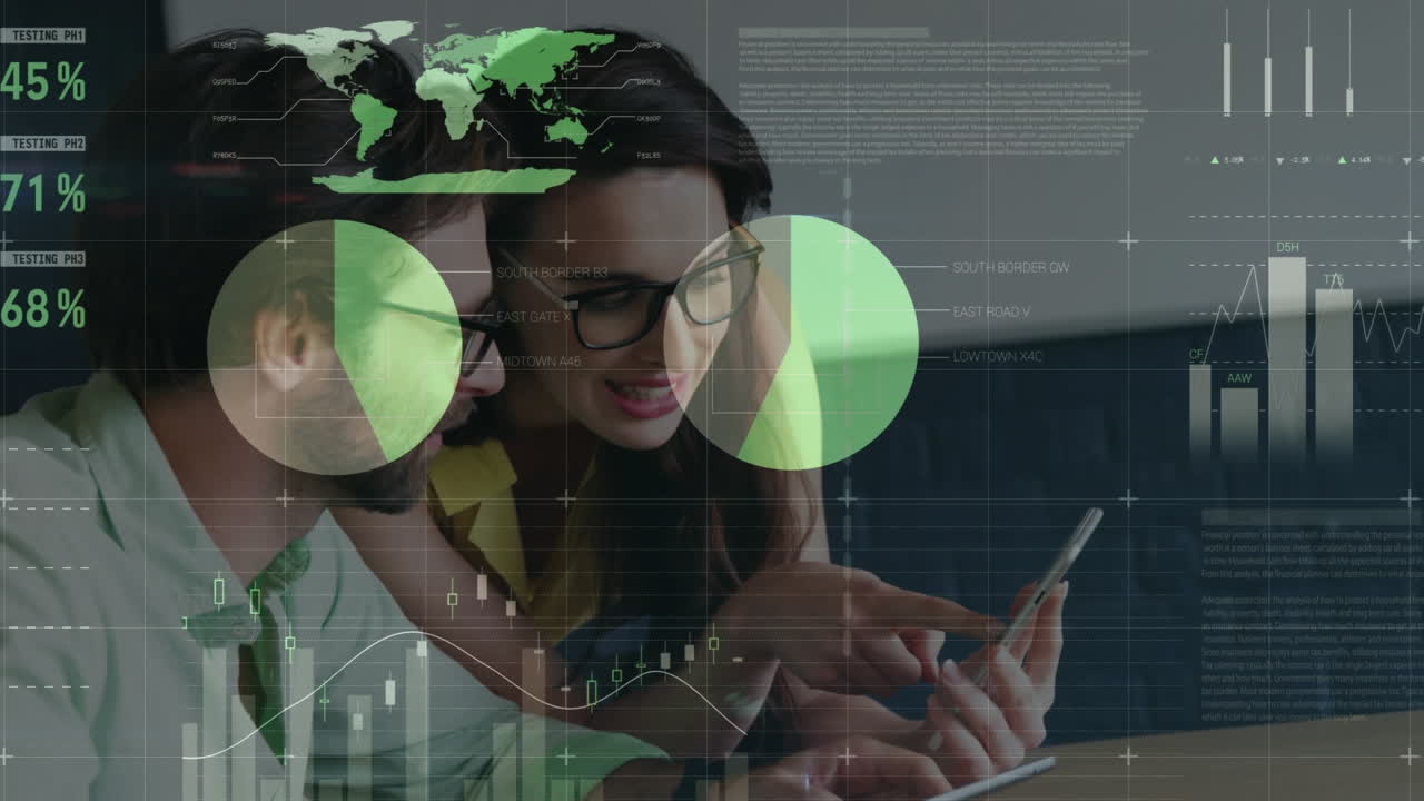 Animation of statistics and data processing over mathematical statistics