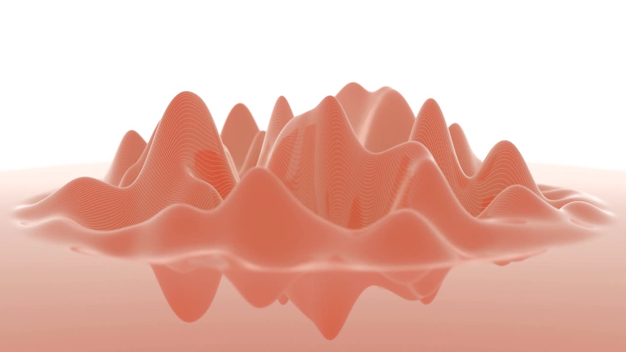 4k 추상적인 파동 모양
