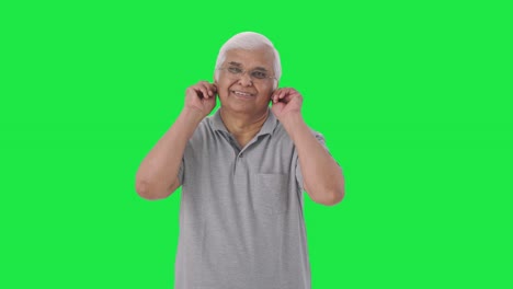 Guilty-Indian-old-man-saying-sorry-and-apologizing-Green-screen