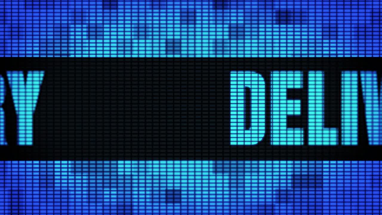 Delivery on Digital Screen