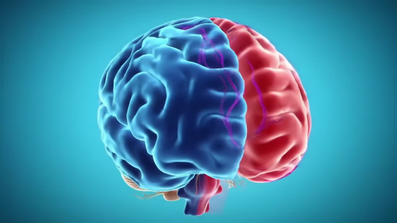 A Stunning Visual Exploration of the Human Brain, Highlighting Its Complex Structures, Functionality, and the Beautiful Interplay of Colors Depicting Neural Connections