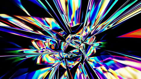 patrón geométrico holográfico abstracto
