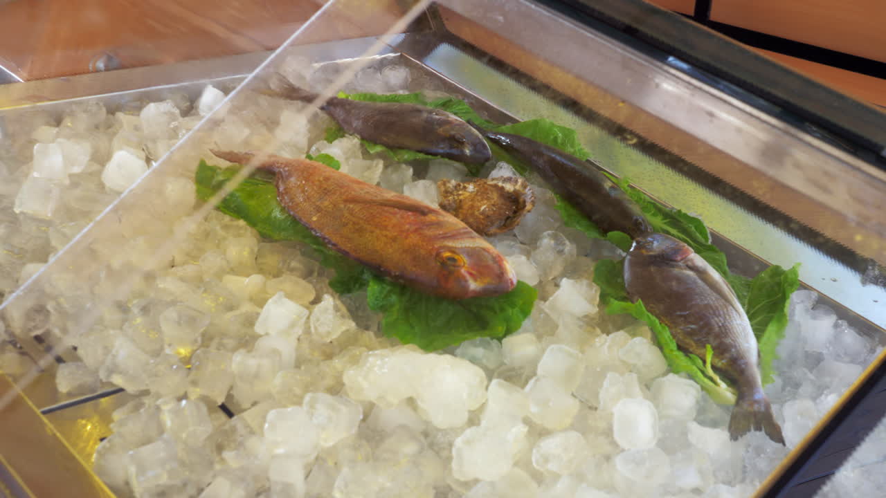 해양식품 창고에 있는 신선한 물고기