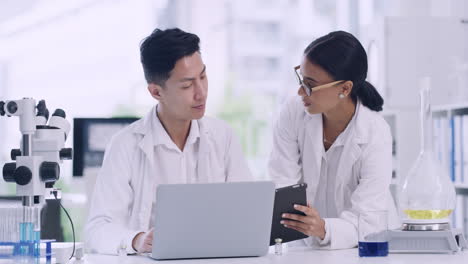 colleagues discussing forensic research