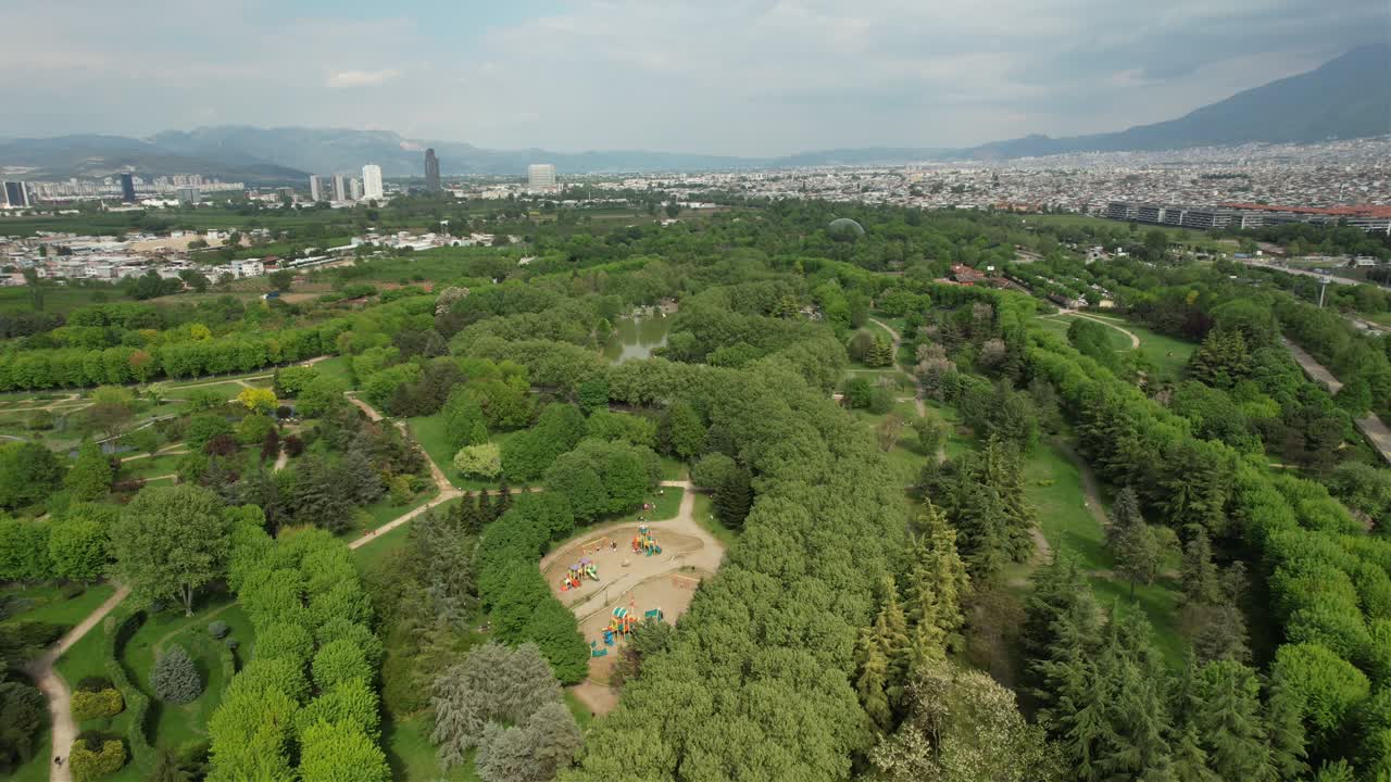 ботанический парк города бурса