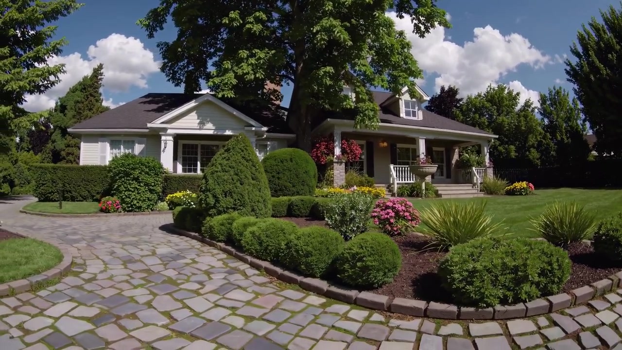 Mooi Woonhuis met Verzorgde Tuin en Geplaveide Oprit