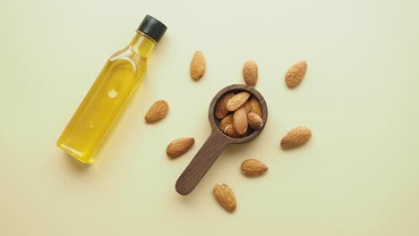 almond oil and almonds