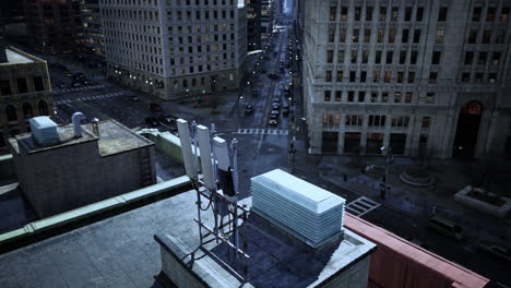vista aérea de una concurrida calle de la ciudad