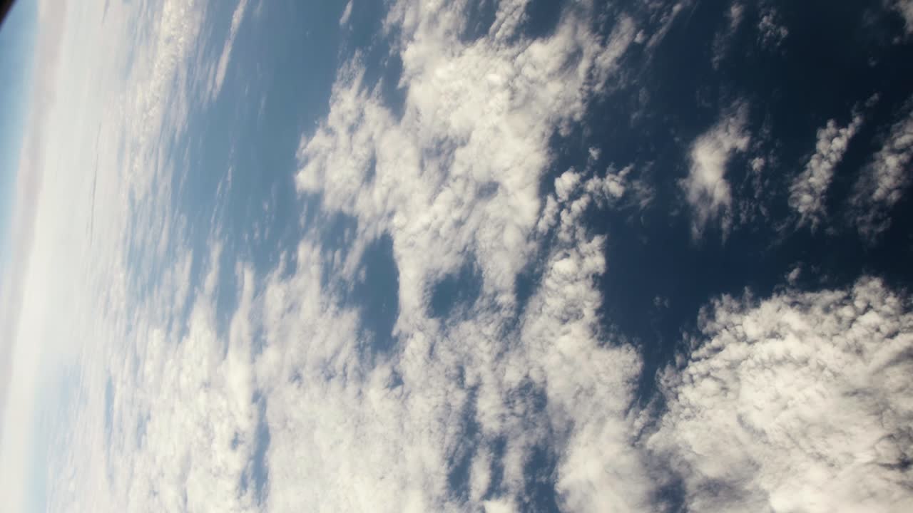 vista aérea del planeta tierra desde una nave espacial