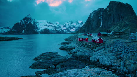 挪威哈姆諾伊 (hamnoy) 洛福頓群島 (lofoten islands)