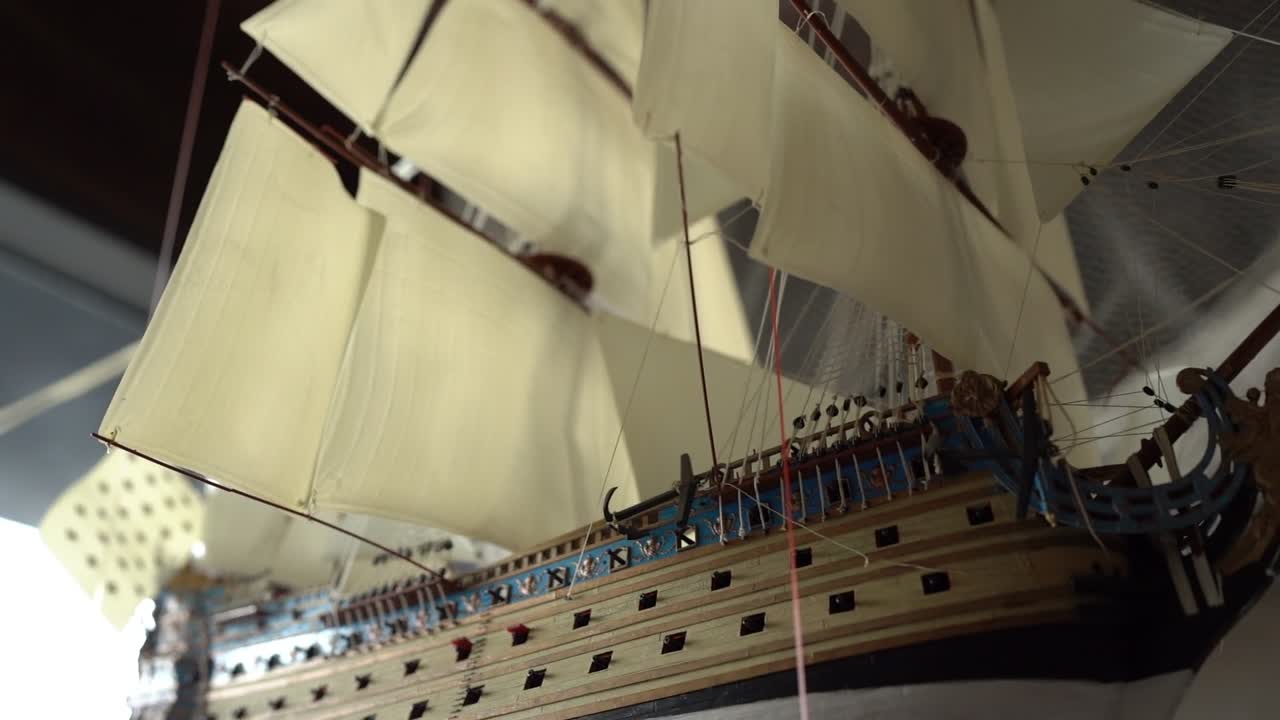 A view of a boat in sea, close up shot