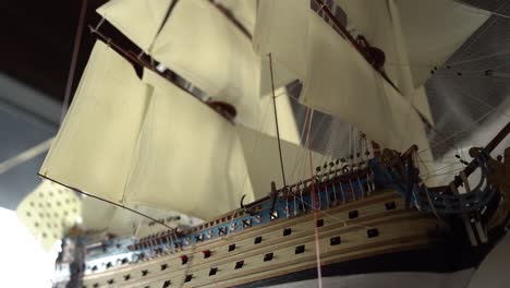 a view of a boat in sea, close up shot