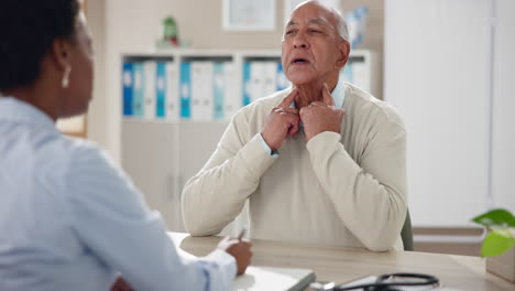 médico que examina al paciente