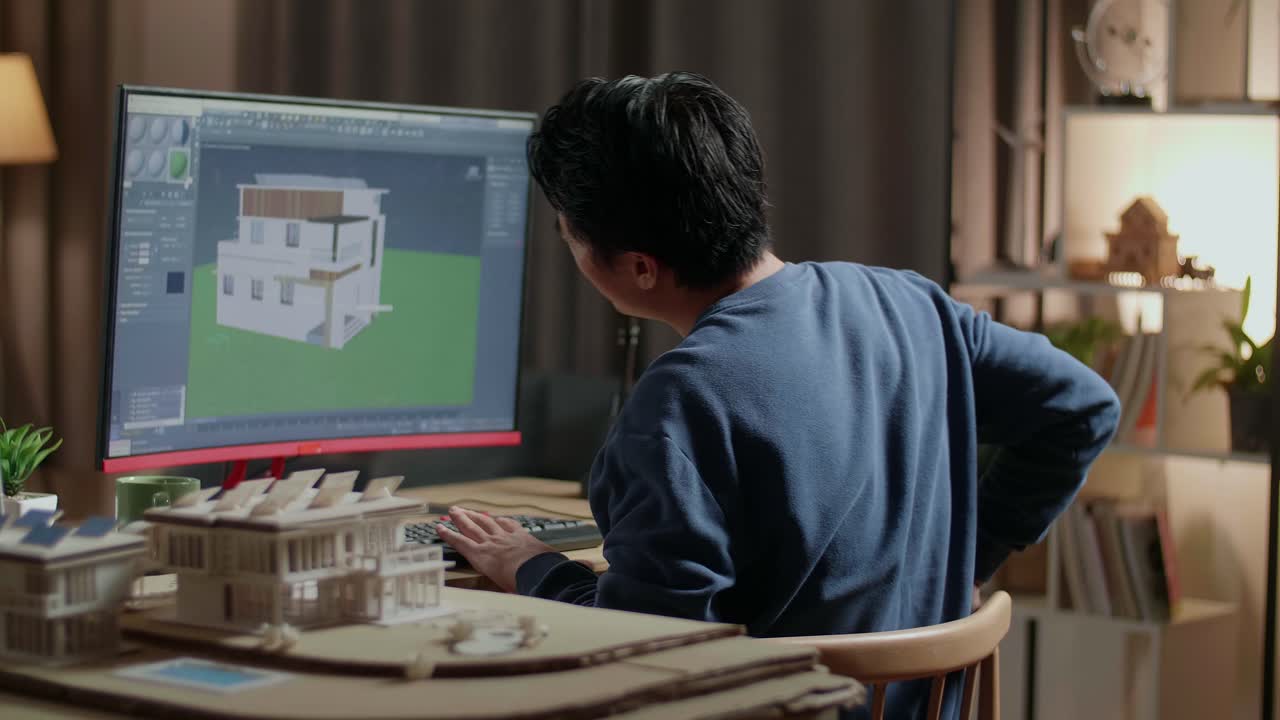 arquitecto con dolor de espalda