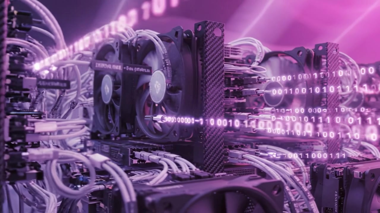 High-Performance Computer Hardware Featuring Advanced Cooling Systems with Multiple Graphics Cards and Servers for Optimized Processing and Data Management