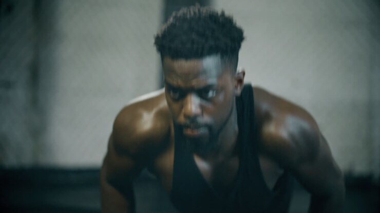 Man Doing Press Ups