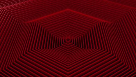 los hexágonos formaron una onda