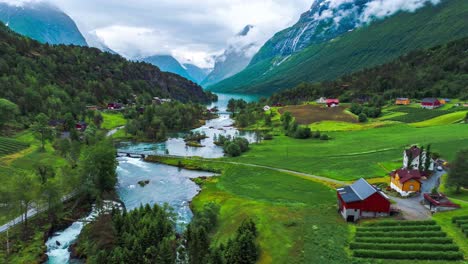 lovatnet-lake-Beautiful-Nature-Norway.