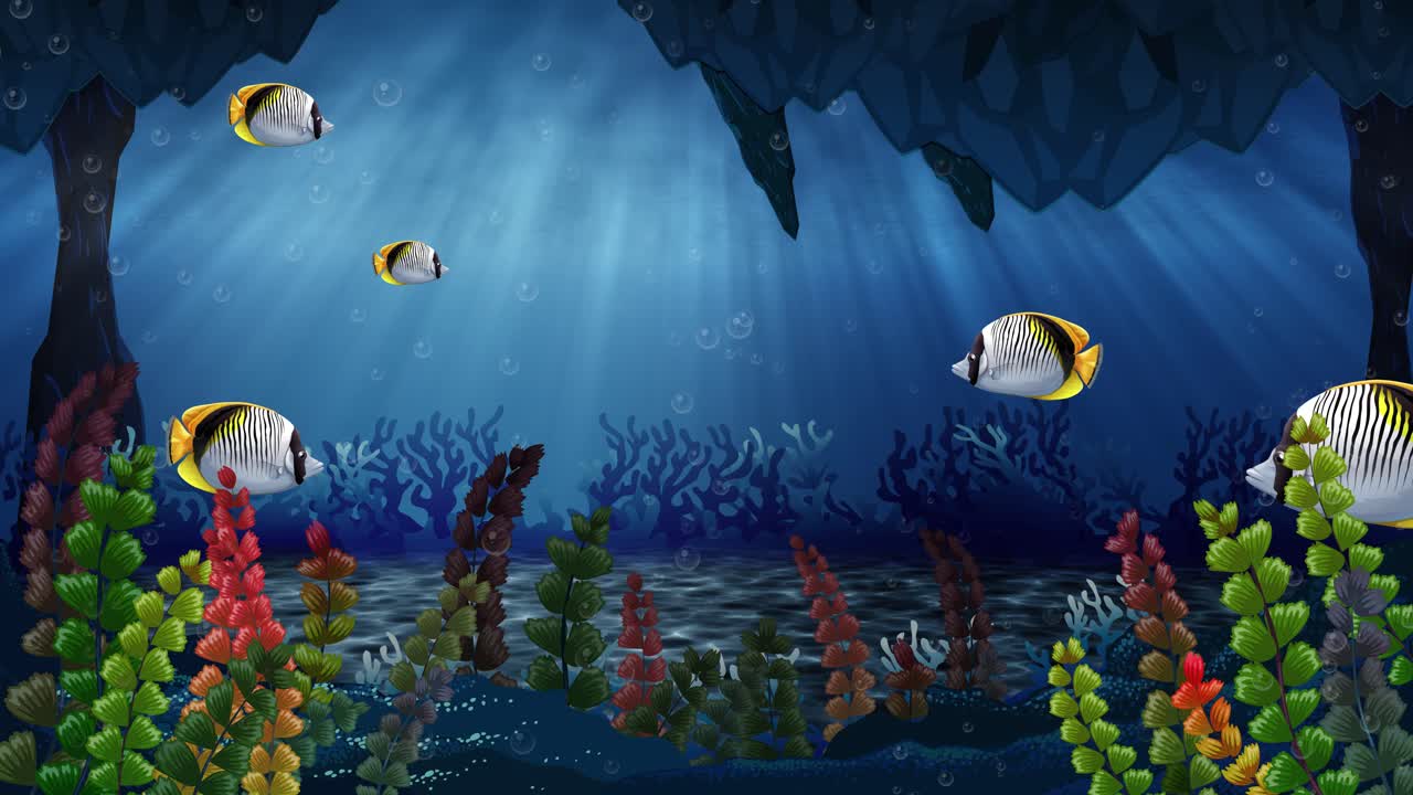 Esplorazione animata di un vivace ecosistema di barriera corallina