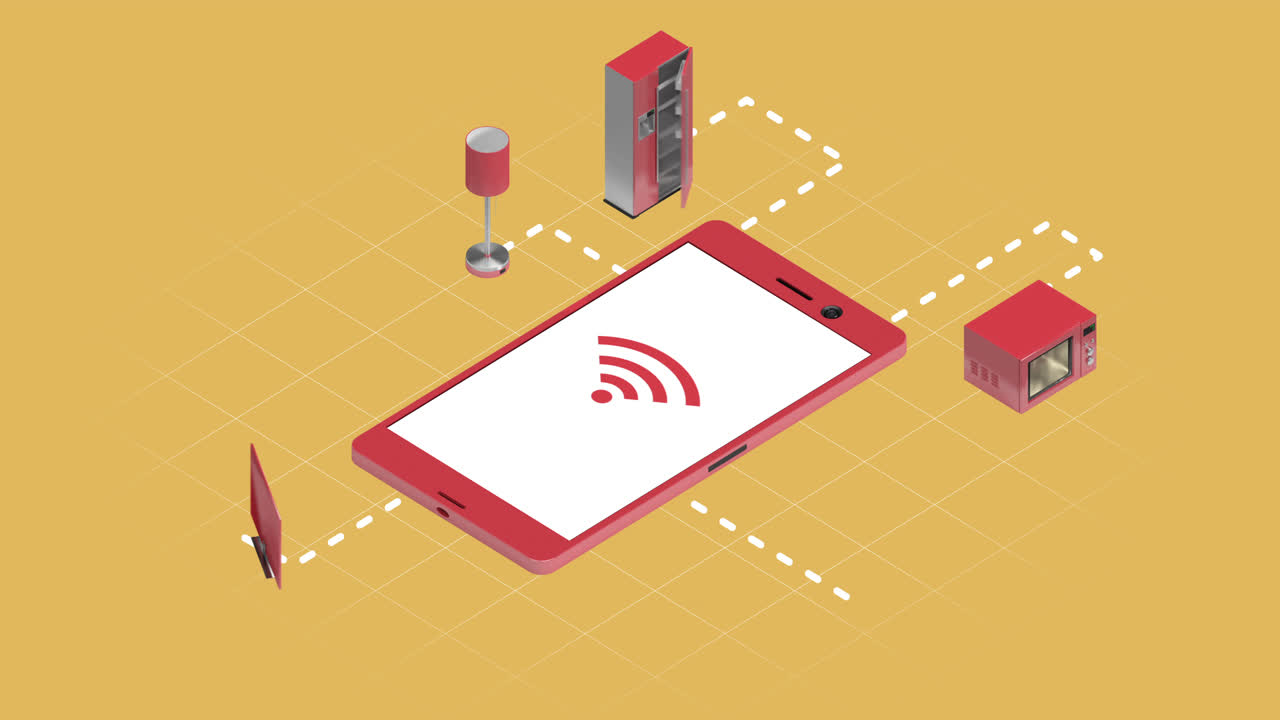 Home appliances connecting through smart phone