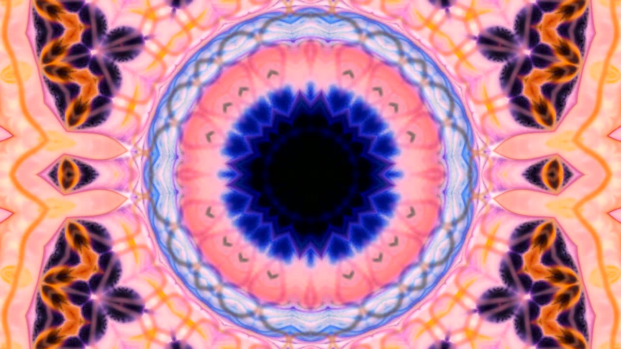 movimiento de fondo de kaleidoscopio abstractamente colorido