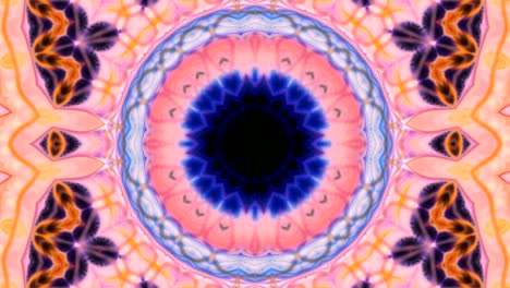 movimiento de fondo de kaleidoscopio abstractamente colorido