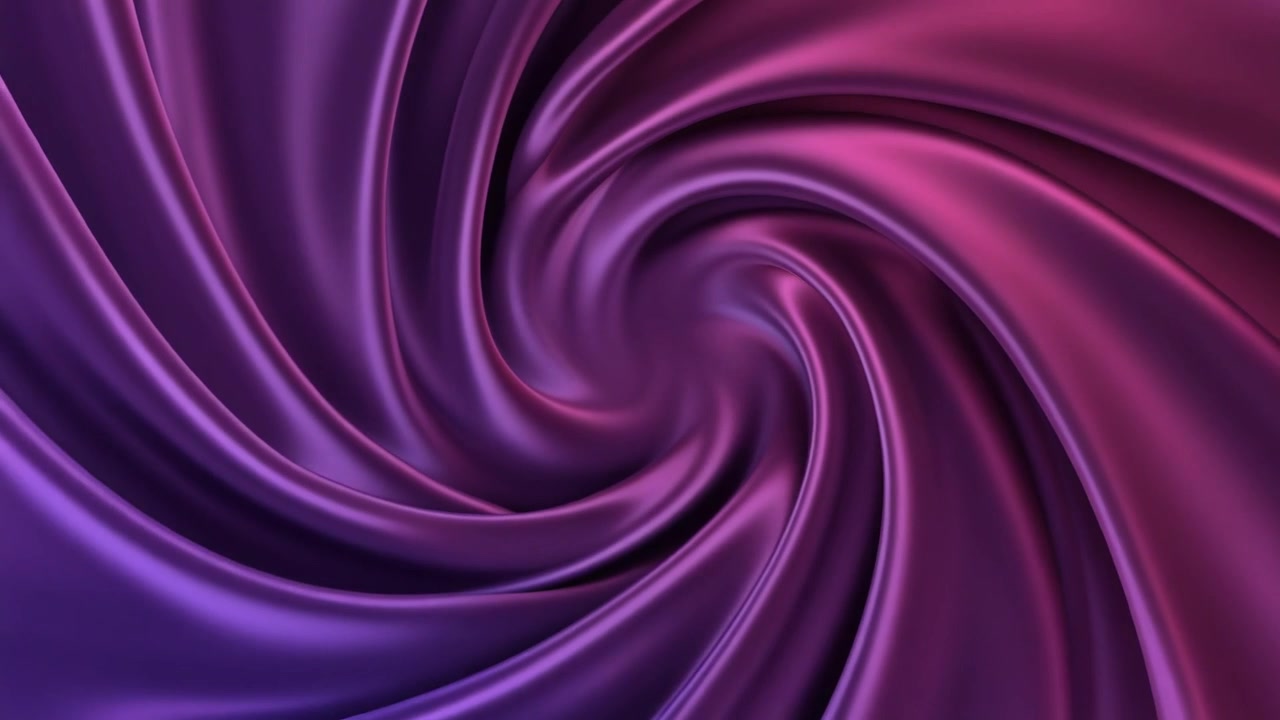 Sfondo Astratto in Tessuto di Raso Viola e Rosa Vorticoso