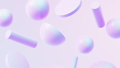 Abstract geometry shapes background, 3d rendering.