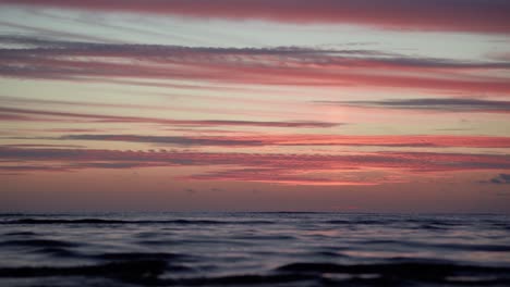 nice calming sunset by the water