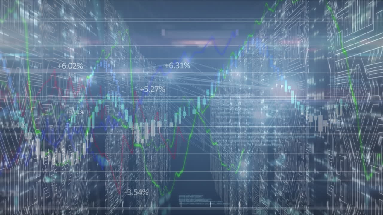 Animazione di statistiche ed elaborazione dati su server di computer
