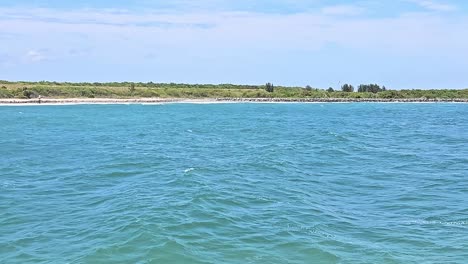 Static view of ocean in cape Canaveral Florida