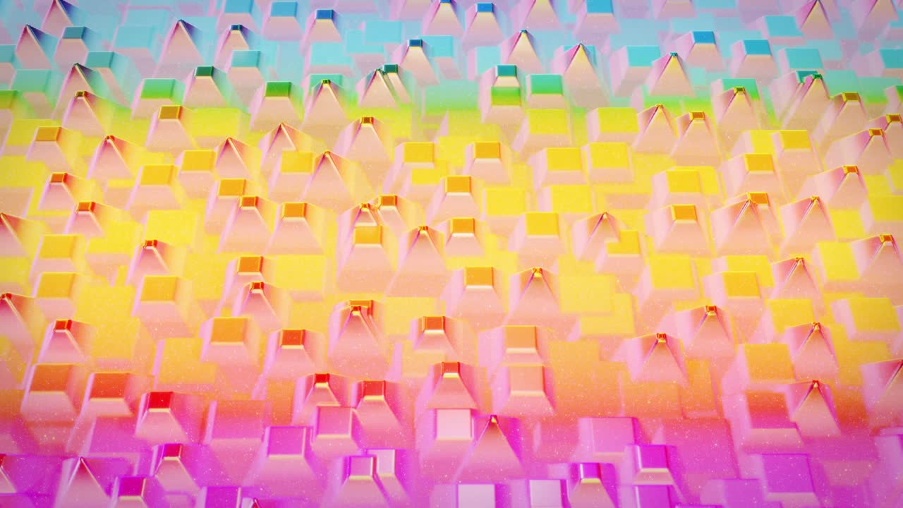 모양, 그라디언트 색상 및 흐름 파동이있는 액체의 아름다운 iridescent 파동 표면, 무지개 반이고 매트 액체, 부드러운 부드러운 애니메이션으로 창의적인 밝은 bg.