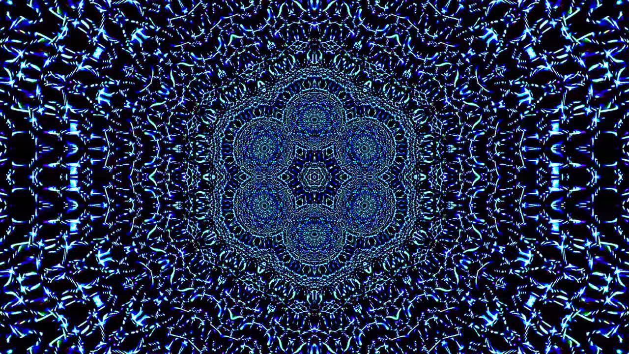 밝은 추상적인 빛이 전체 색을 지배하는 칼레도스코프