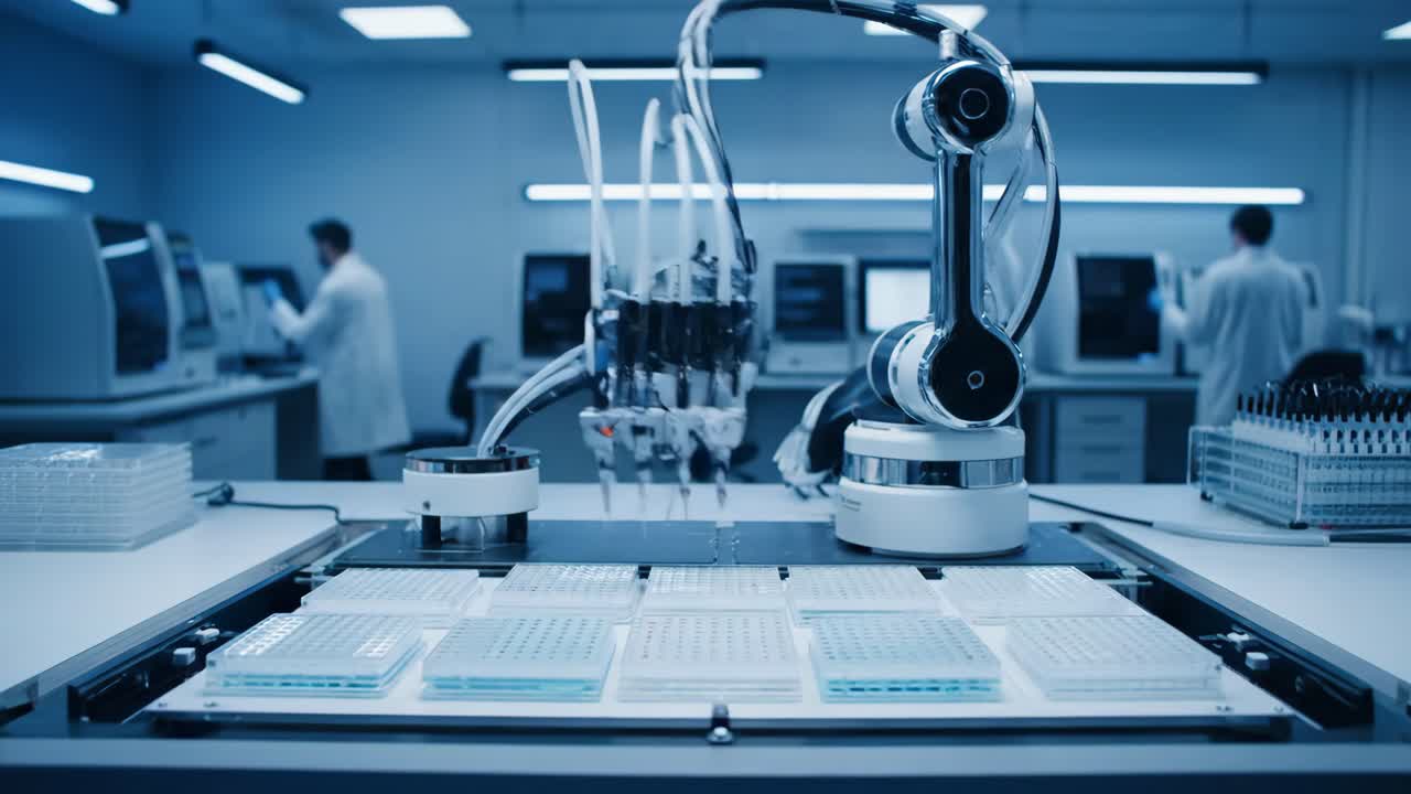 Automated Laboratory with Robotic Arm