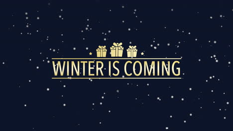 Winter-Is-Coming-with-snow-and-gift-boxes-on-blue-gradient