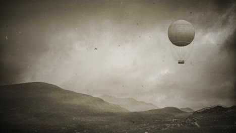 Nostalgische-Reise:-Vintage-Ballonfahrt-über-Atemberaubende-Landschaften-–-Abenteuer-In-Der-Grafschaft-Kerry,-Irland