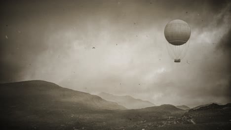 nostalgic journey: vintage balloon ride over stunning landscapes - adventure in county kerry, ireland