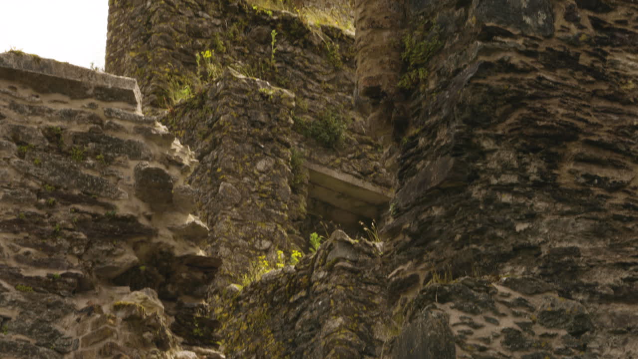 inclinación de la fortaleza medieval en blarney, cerca del condado de cork, irlanda