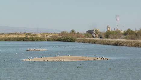 The-Salton-Sea-with-geothermal-plants-in-the-background