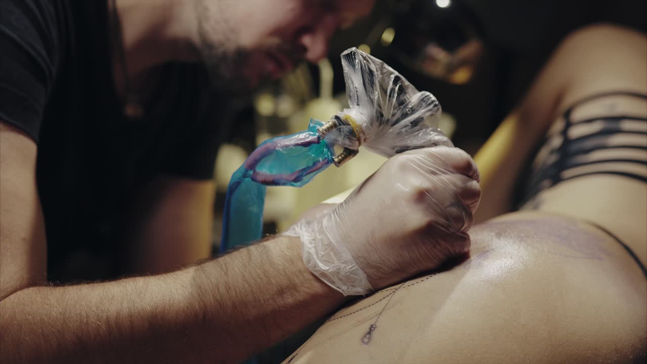 Tattoo Artist at Work