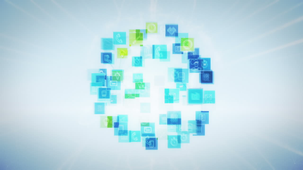 아이콘 이 있는 비즈니스 글로브