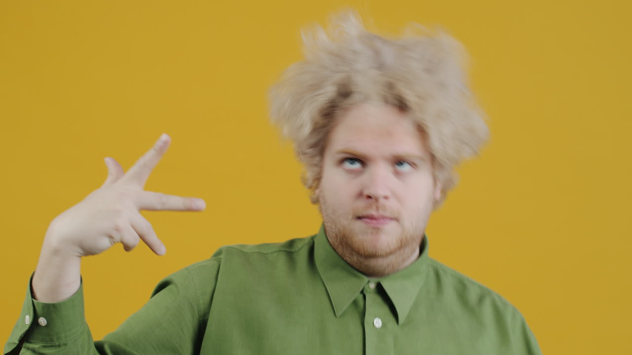 Man with Funny Expressions