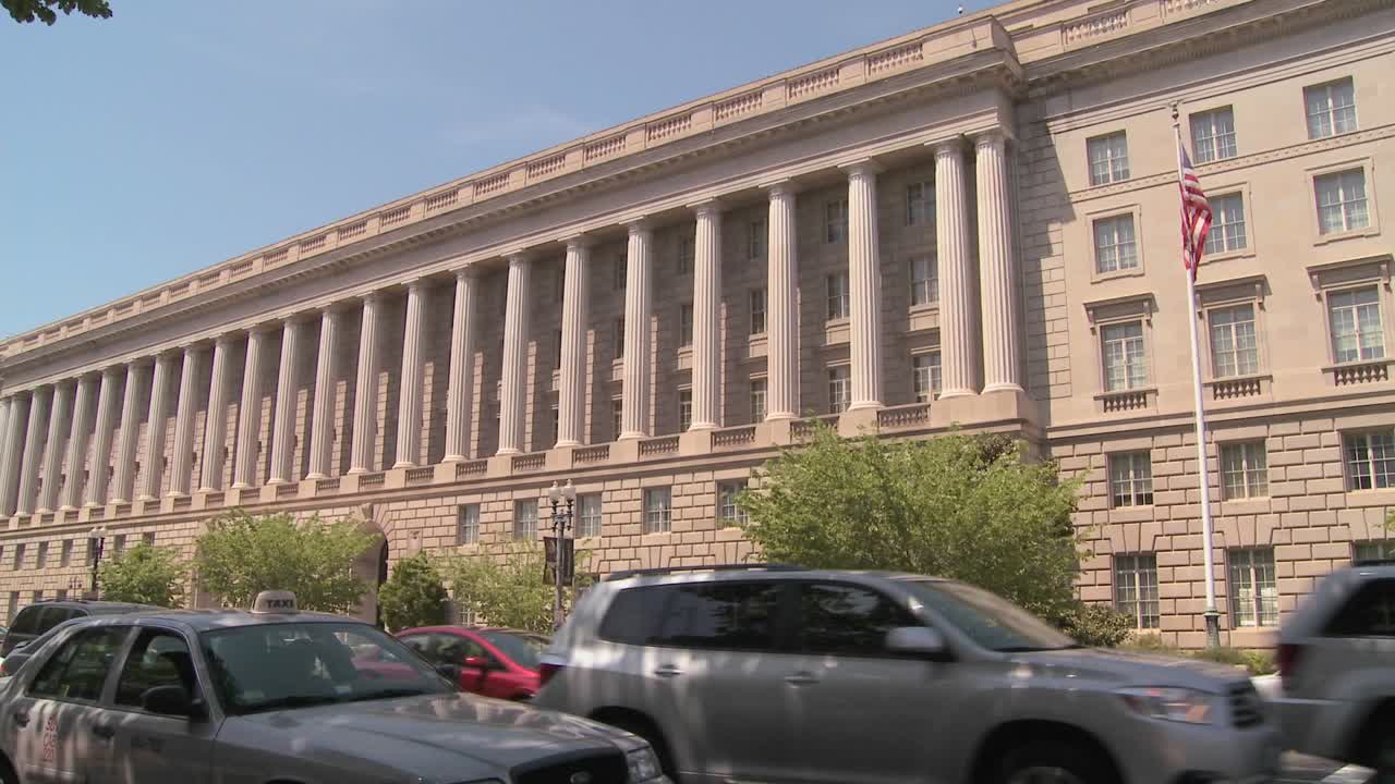 워싱턴 dc의 미국 재무부 건물