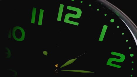 steady cam on rotation of second hand - the time spinning fast