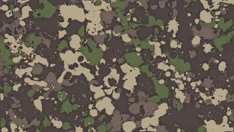 4k ejército camuflaje textura animada. animación de bucle.