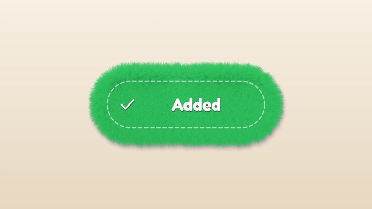 Furry Add to Cart Button Animation Changing to Added