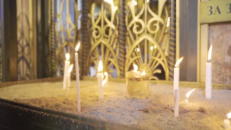 church and candle.